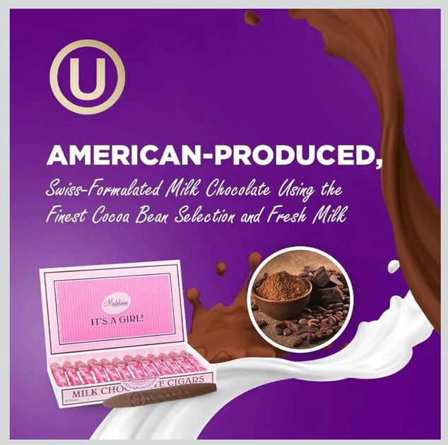 Chocolate Cigars Pink (Its a Girl) | Bulk n Bits