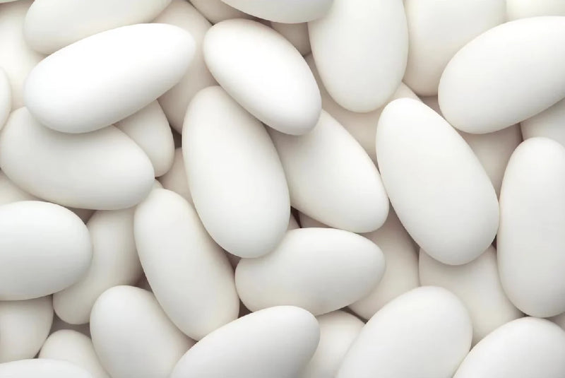 White Jordan Almond (Confetti)