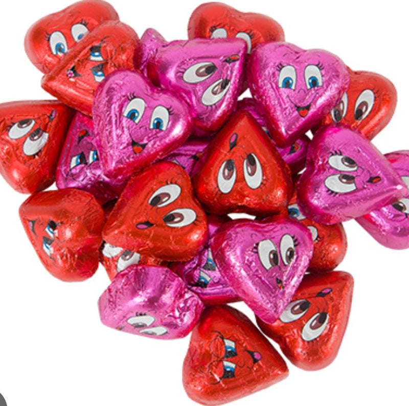 Valentines Chocolate Heart-Toons, solid | Bulk n Bits