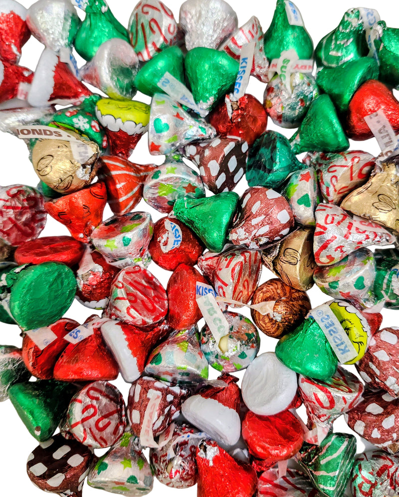 Assorted Premium Christmas Hershey Kisses mix