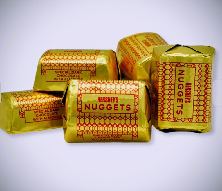 Hershey Nuggets  Dark and Milk Chocolate Truffles Mix(Gold wrapped only)