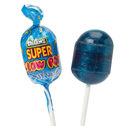 Charms Super Blow Pop - Blue Razz