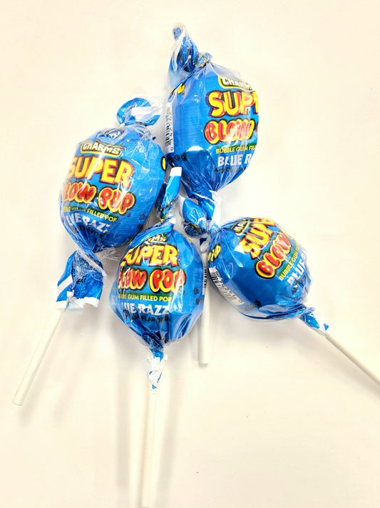 Charms Super Blow Pop - Blue Razz