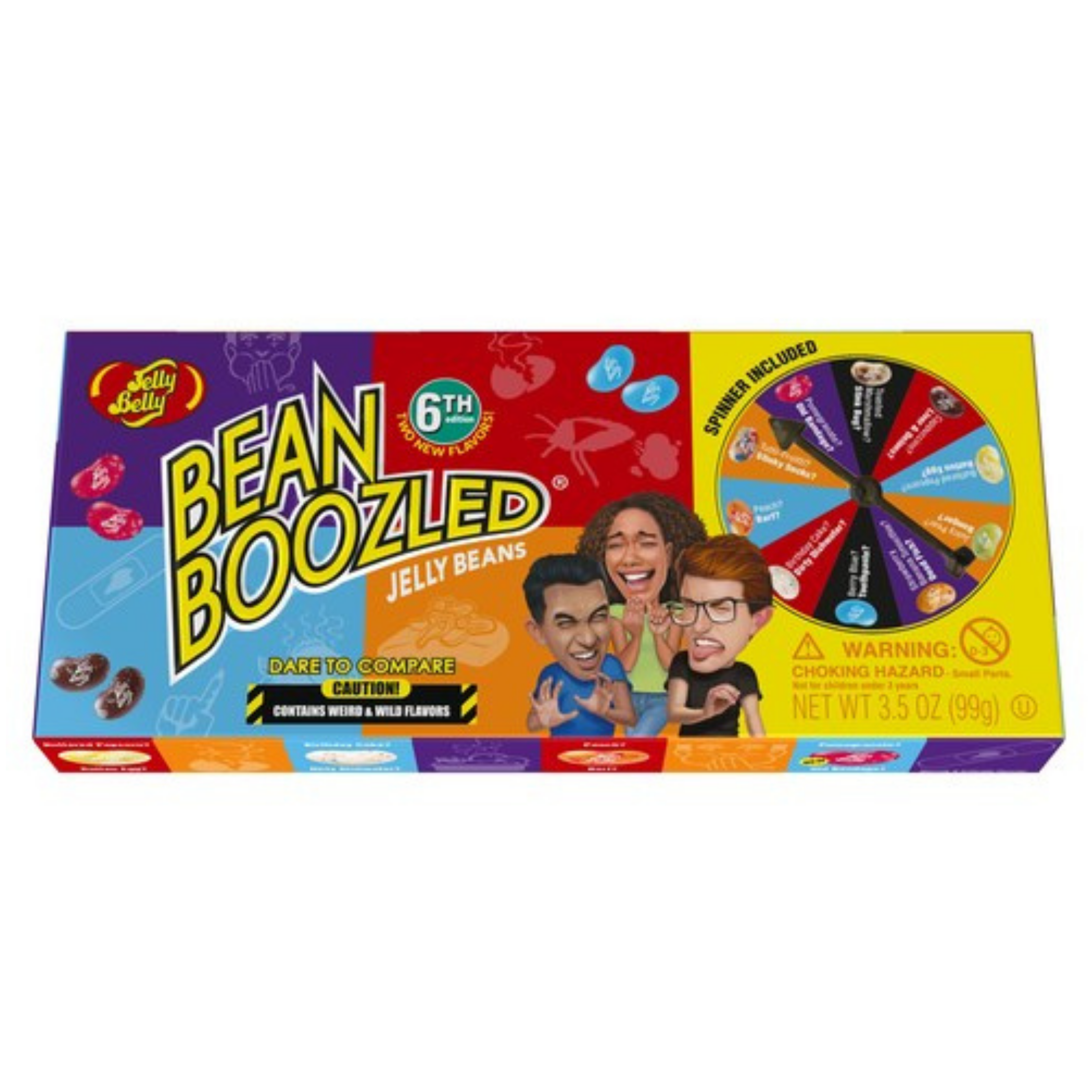 Jelly Belly Bean Boozled Spinner Gift Box Game, Net Wt 3.5oz